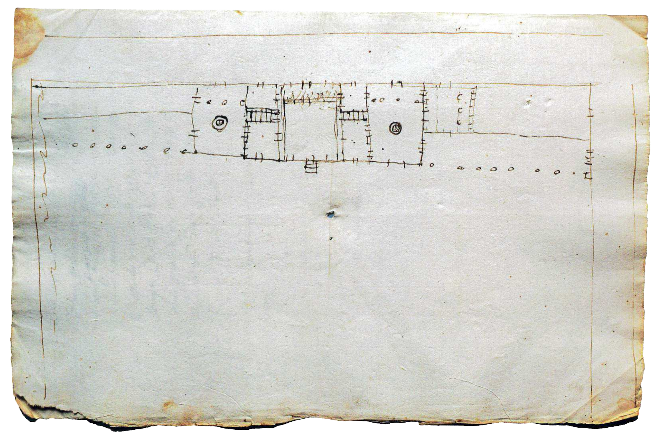 Schizzo attribuito ad Andrea Palladio, 25 giugno 1562